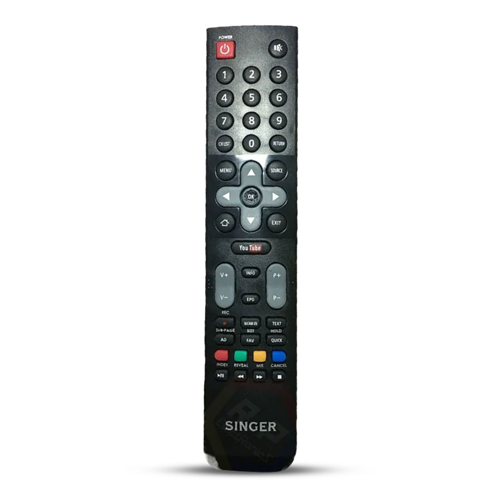 Singer Android LED TV Remote - Black