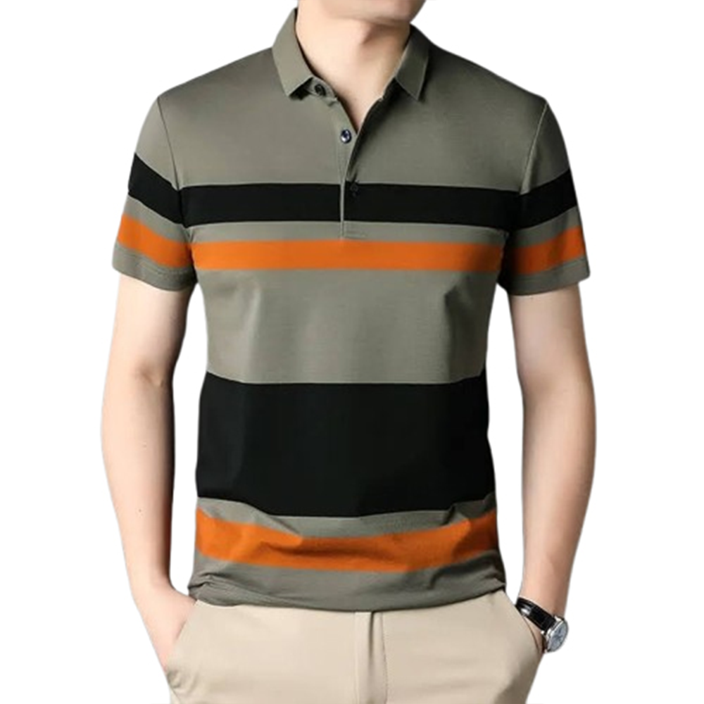 Plain Polyester Sublimation Half Sleeve Polo For Men - Multicolor - PT-N25