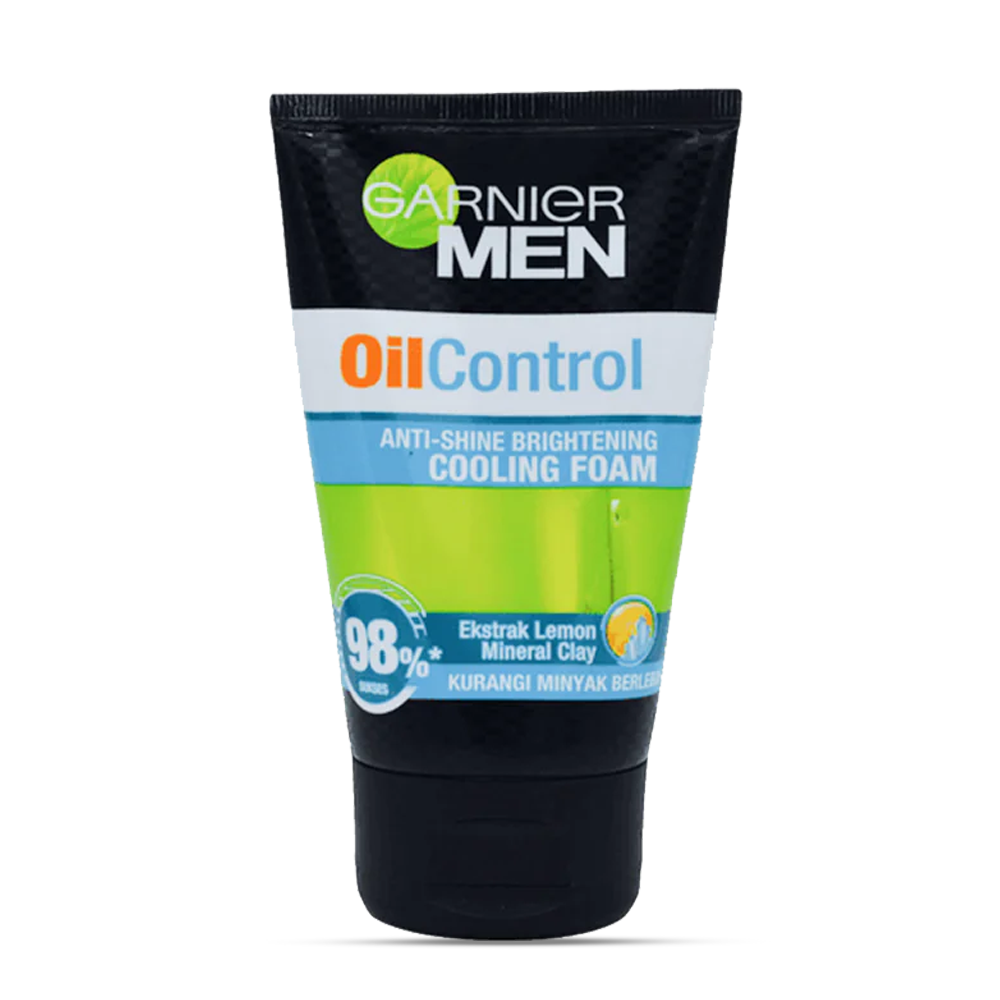 Garnier Oil Control Anti Shine Brightening Cooling Foam - 100ml