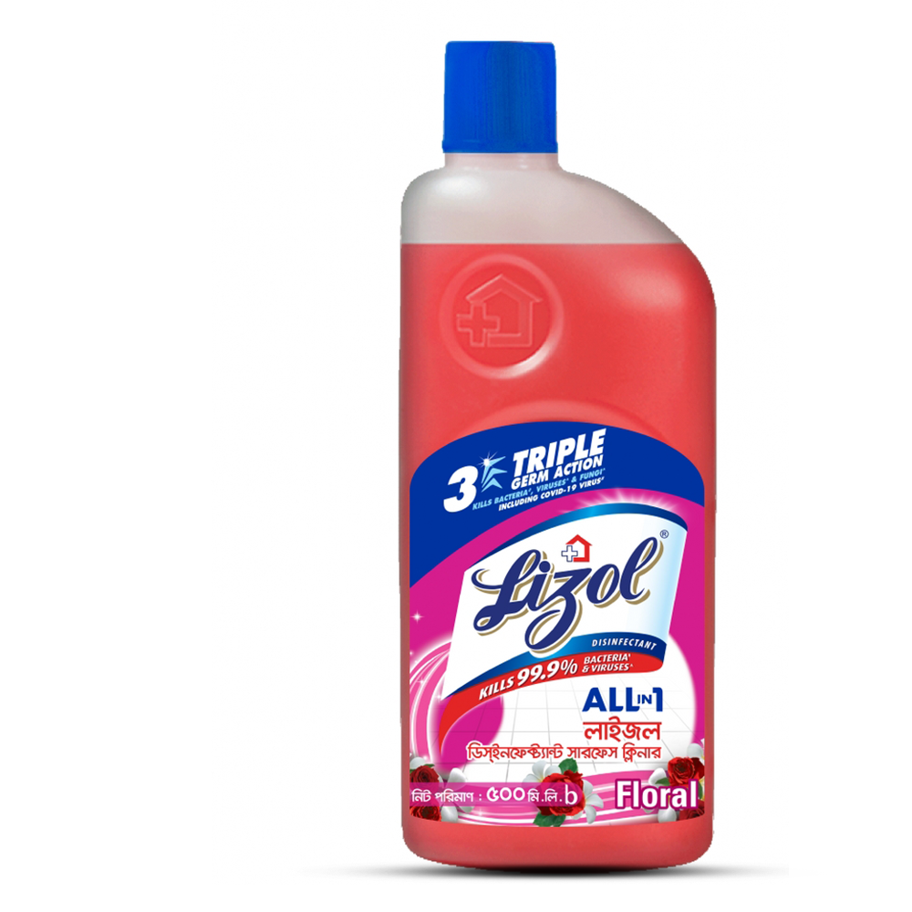 Lizol Disinfectant Surface Cleaner Floral - 500ml - Li01F