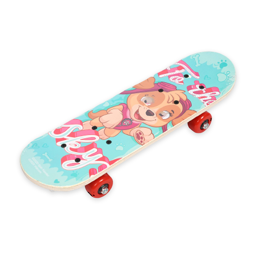 Solid Wood Standard And Tricks Skateboard For Kids - Multicolor - 129088943