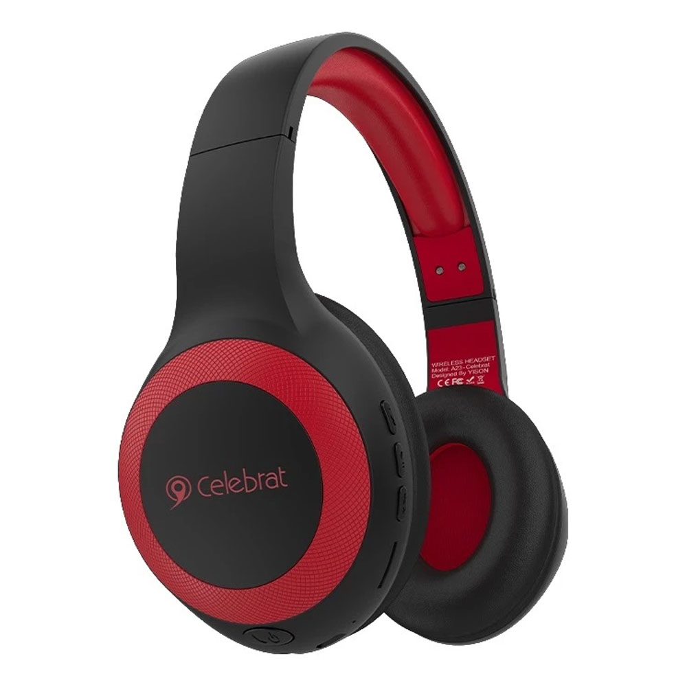 Yison Celebrat A23 Bluetooth Headphone - Red