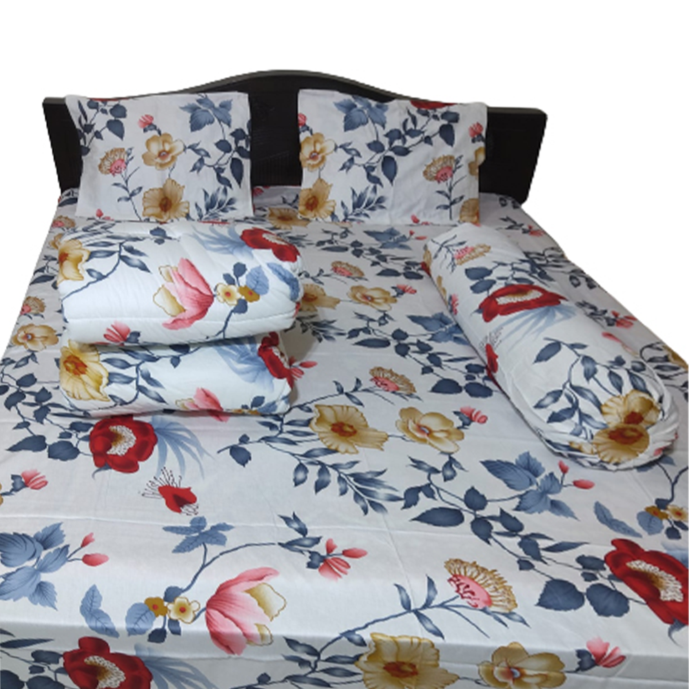 Twill Cotton King Size Comforter - Multicolor - CM-T19