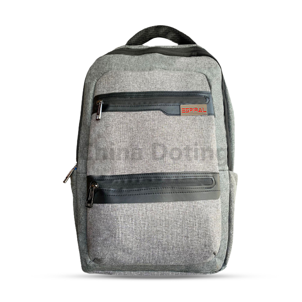 Espiral PU Fabric New Series Backpack For Unisex - Deep Gray - CD01GRAY