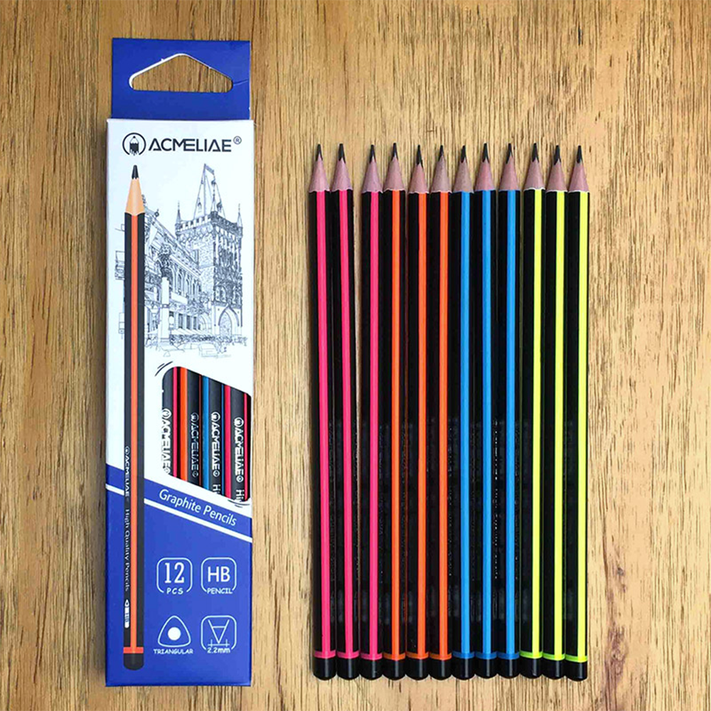 Acmeliae HB Graphite Pencils Box - 12pcs - 43511 