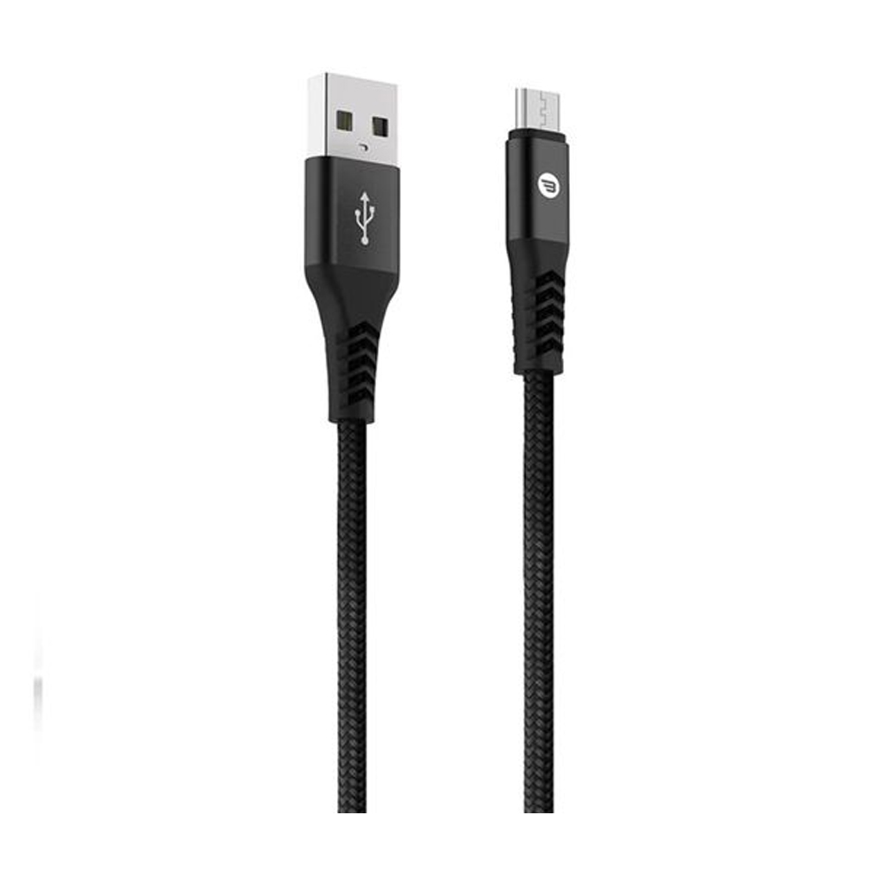 BAYKRON BA-MU-BLK1.2 Micro USB Type C Cable - 1.2m - Black