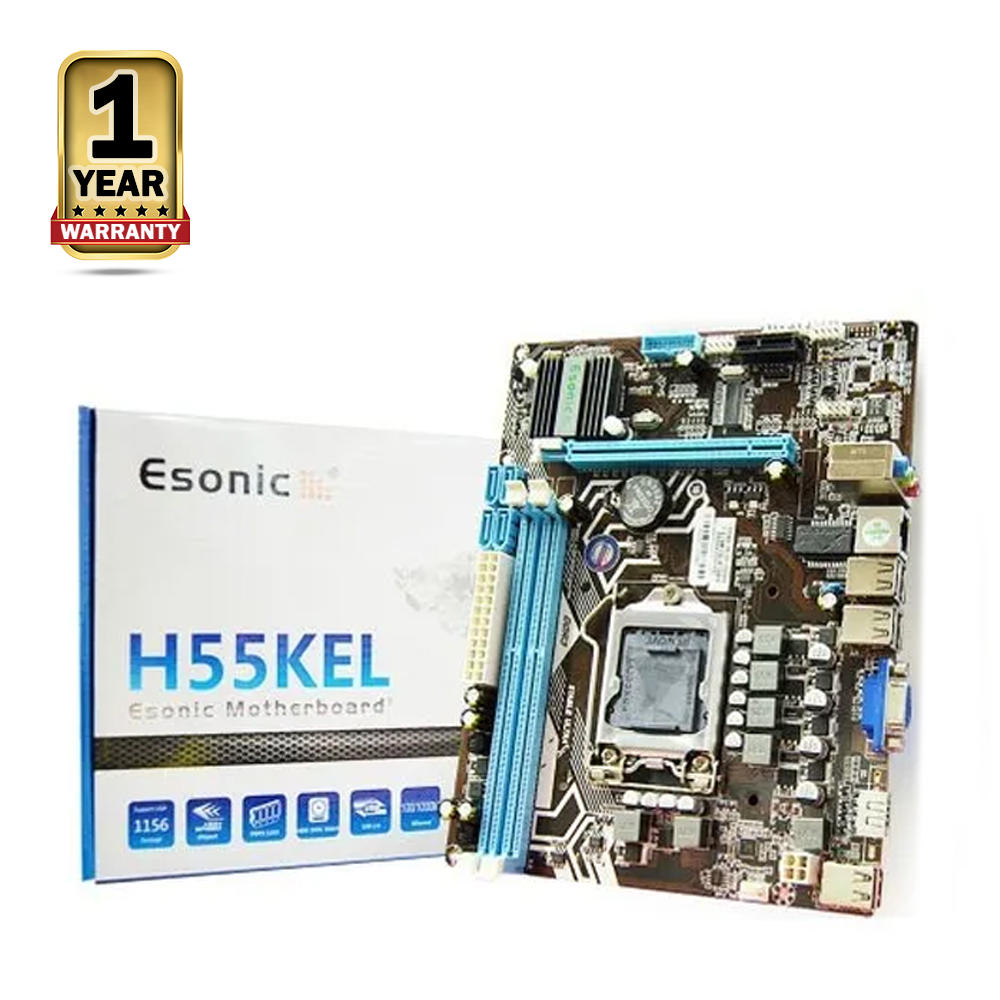 Esonic H55KEL DDR3 Motherboard With HDMI