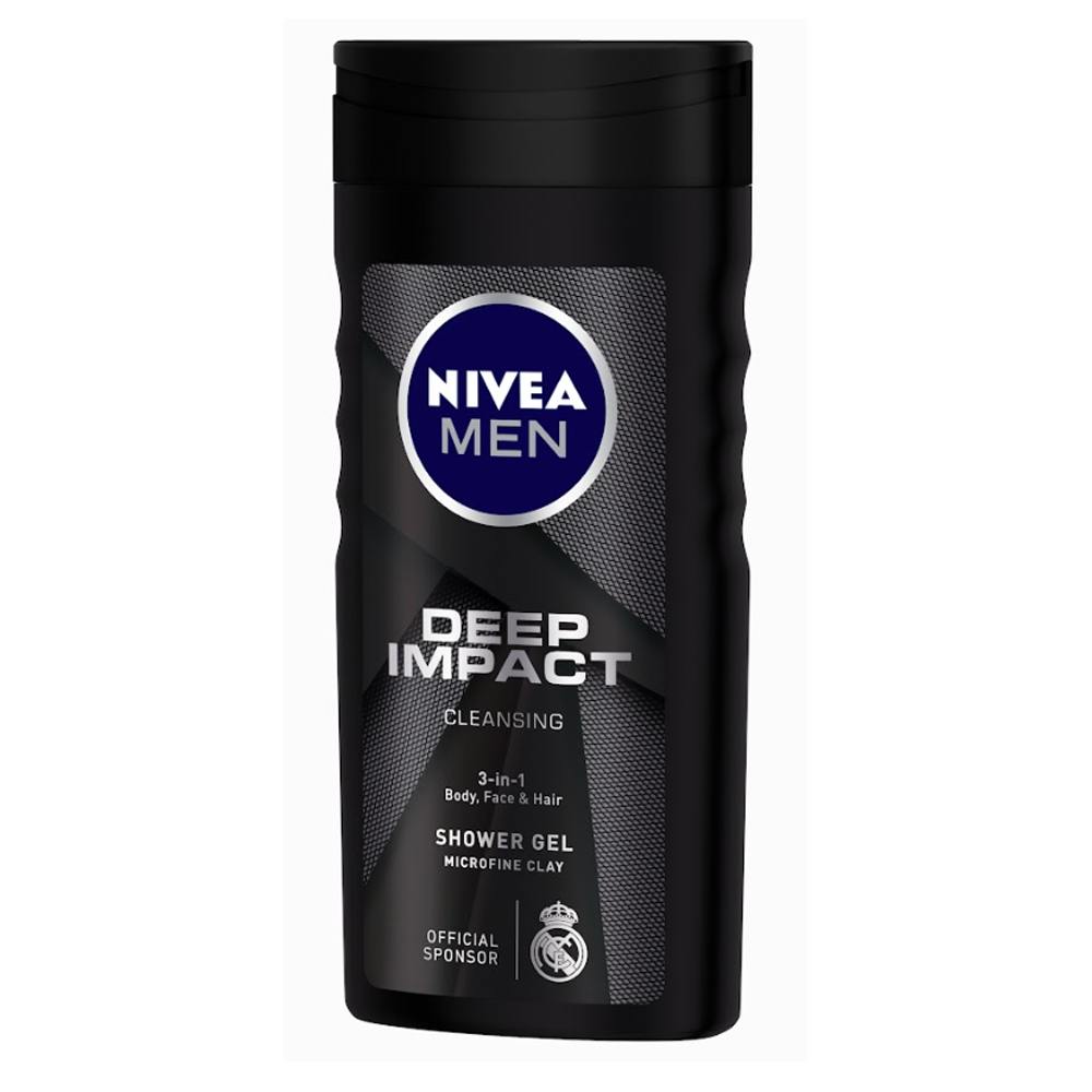 Nivea Men Deep Impact Cleansing Shower Gel - 250ml - 84086