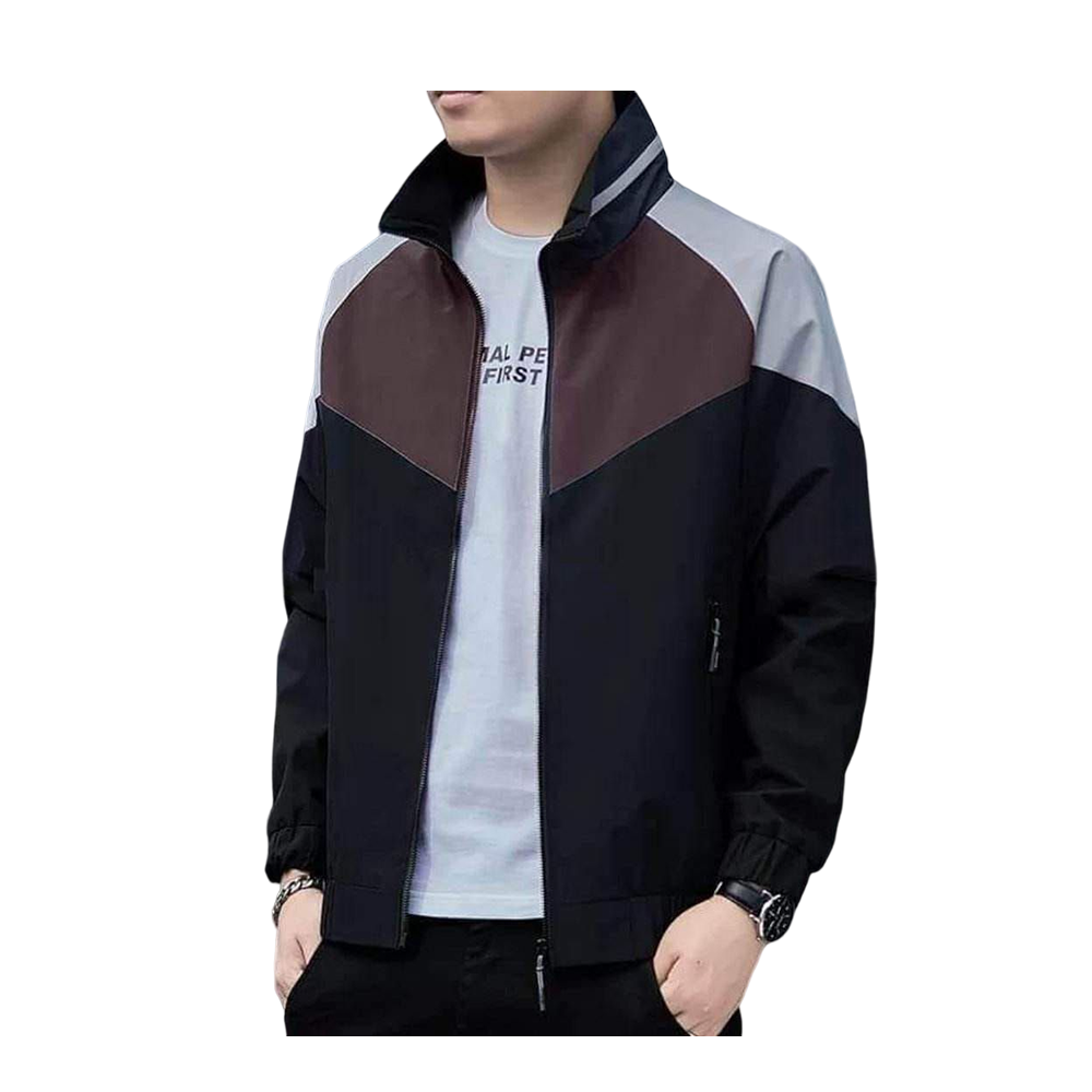 Winter China Fabrics Padding Jacket for Men - Black - J-13