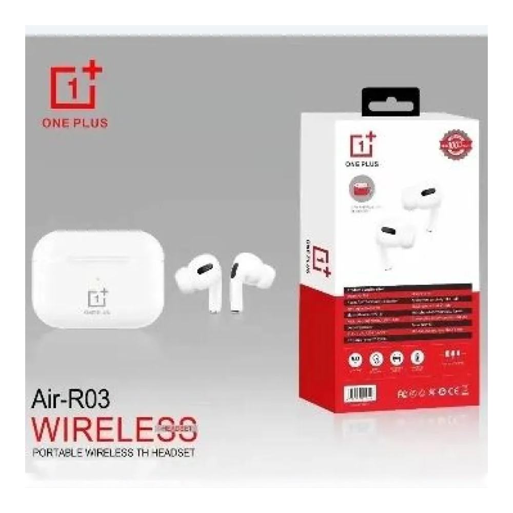 OnePlus Air R03 Wireless Bluetooth Earbuds White