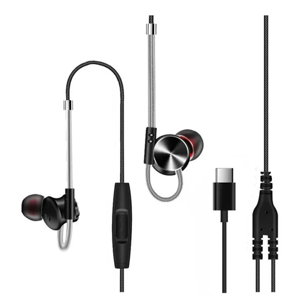 QKZ DM10 Zinc Alloy HiFi Earphone In-Ear Earphone - Black 