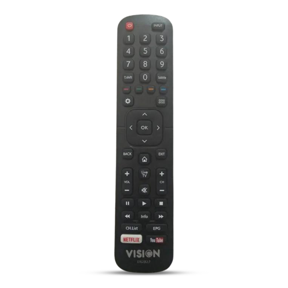 Vision Smart LED TV Remote - Black