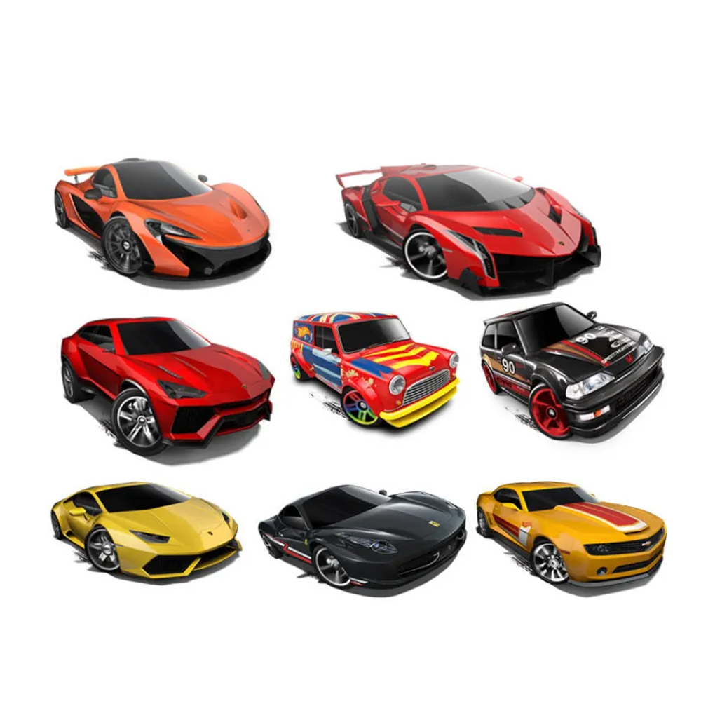Mini Hot Wheels Fast Sports Car Toy For Children - Multicolor
