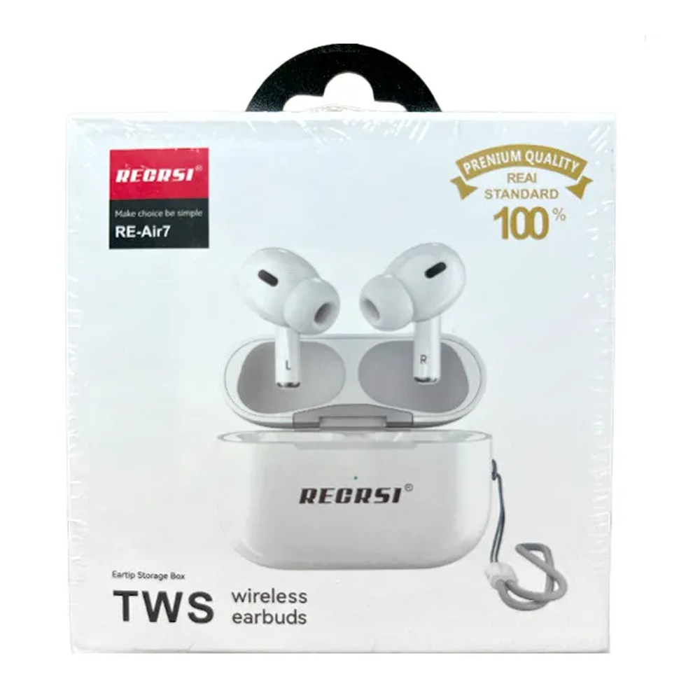 RECRSI RE-Air7 TWS Wireless Earbuds - White