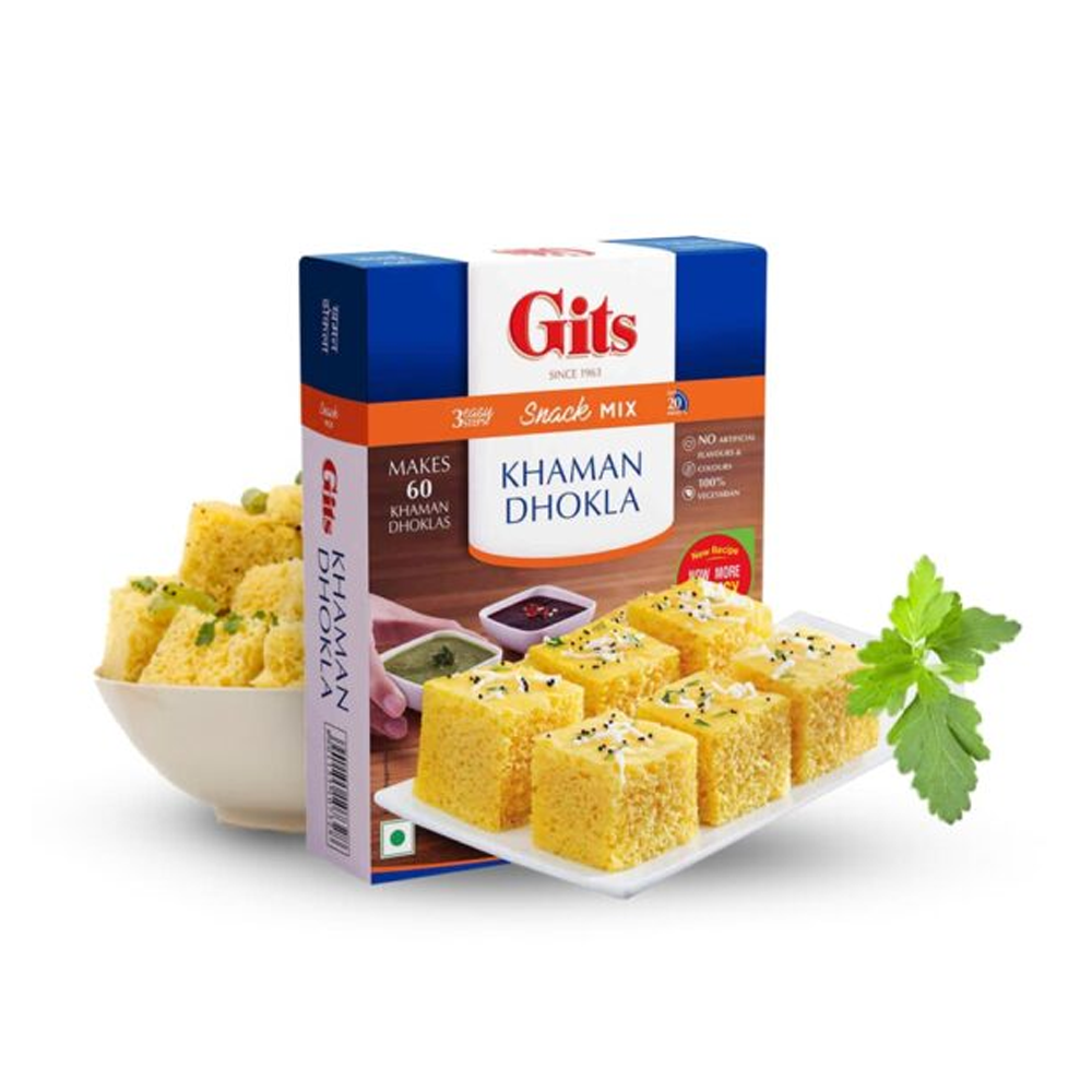 Gits Instant Khaman Dhokla Snack Mix - 180gm