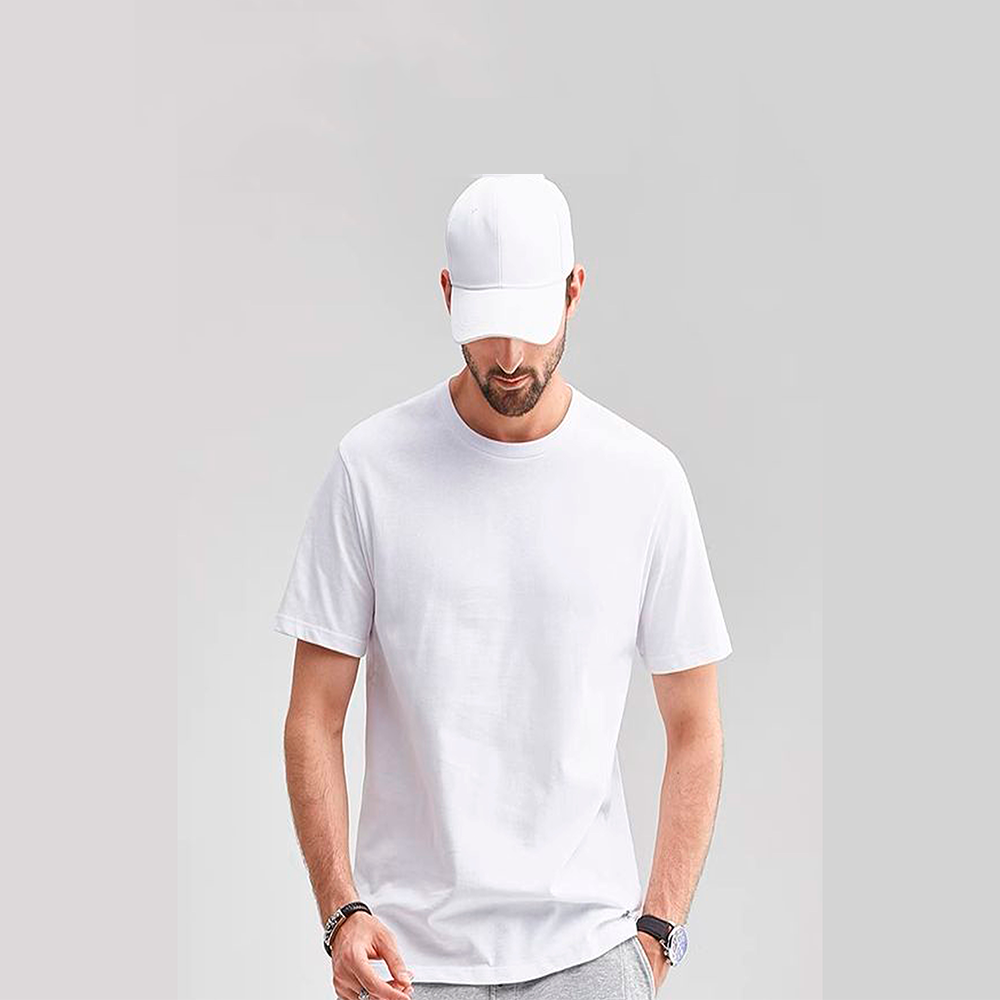 Zays Cotton Half Sleeve T-Shirt For Men - White - TS02