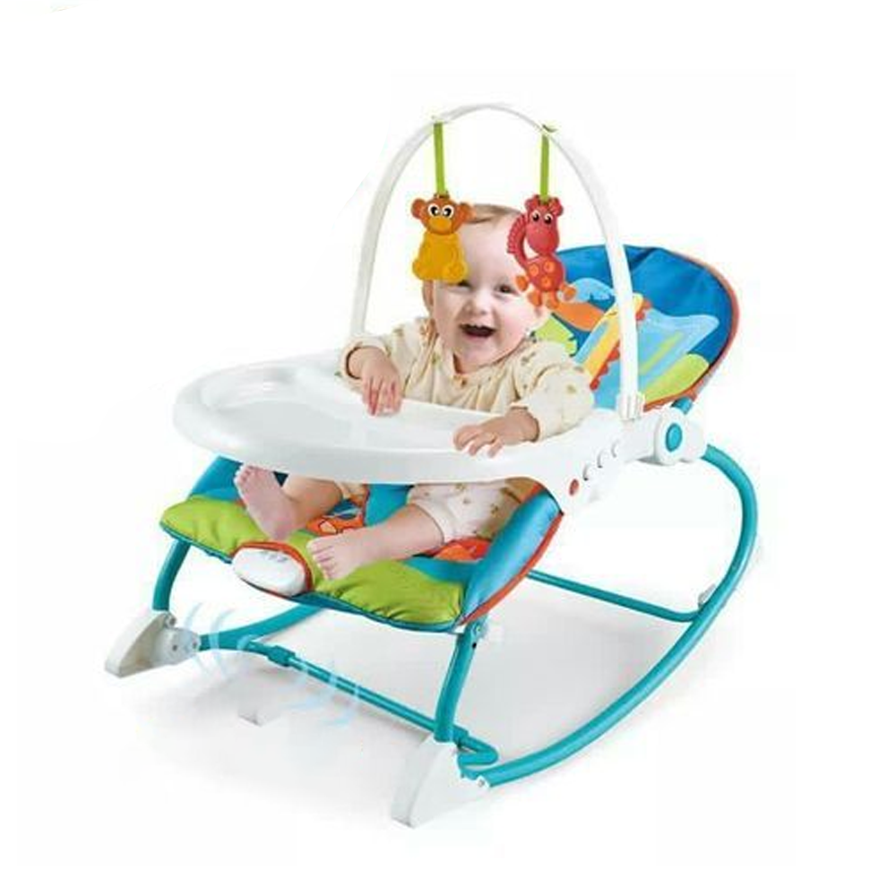 Two In One Infant To Toddler Rocker Dining Chair For Kids - Multicolor