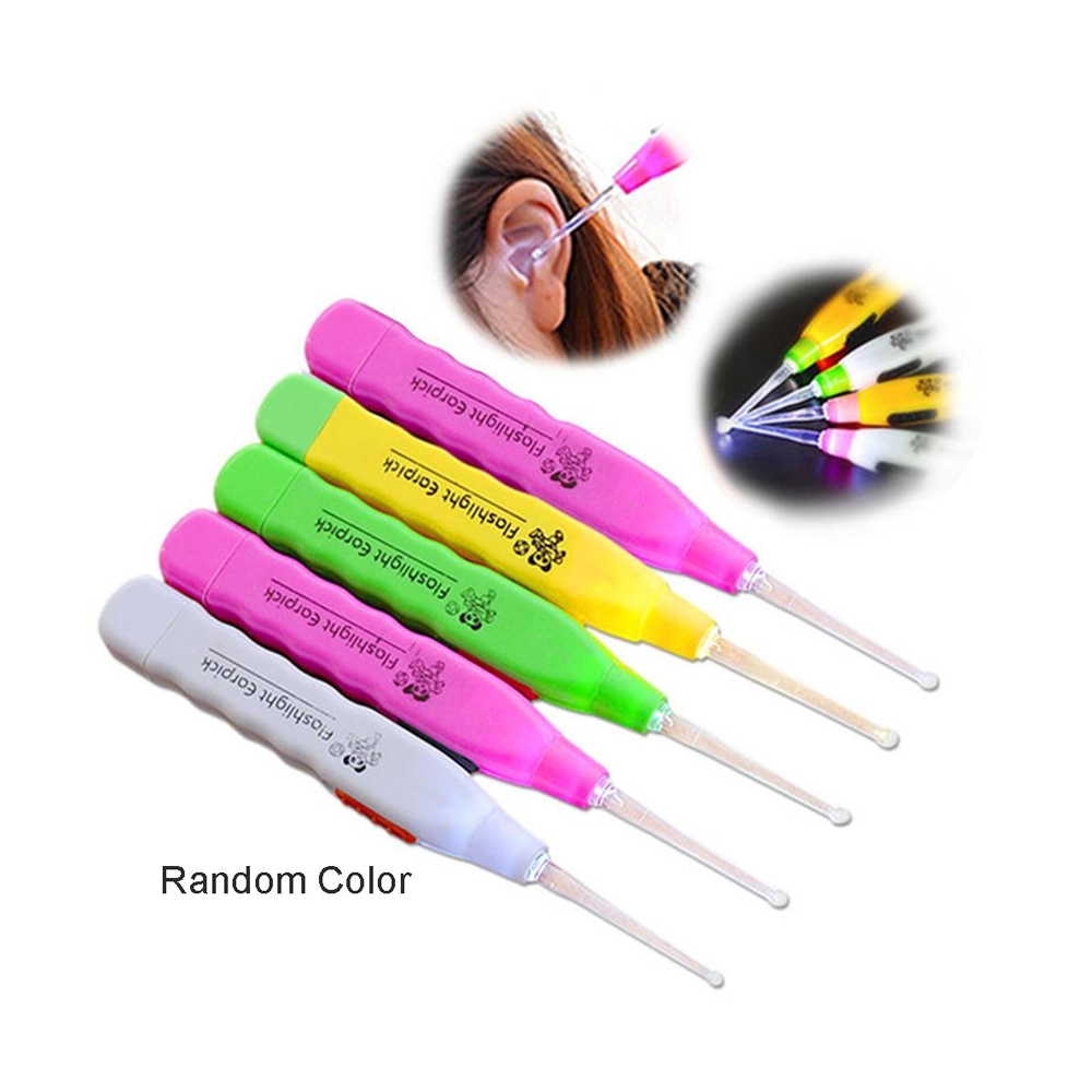 Led Light Ear Cleaner Flashlight Earpick - Multicolor