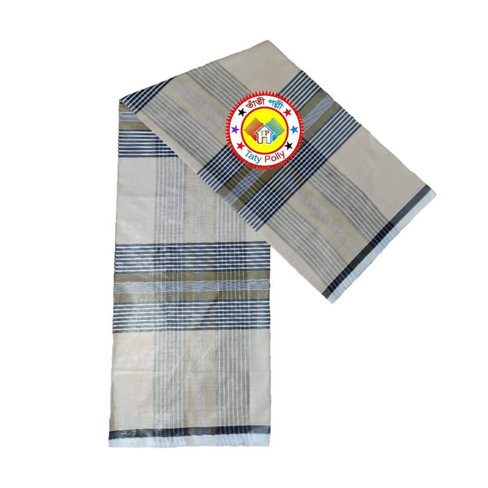 Stitched Cotton Lungi For Men - Multicolor - M.T-05