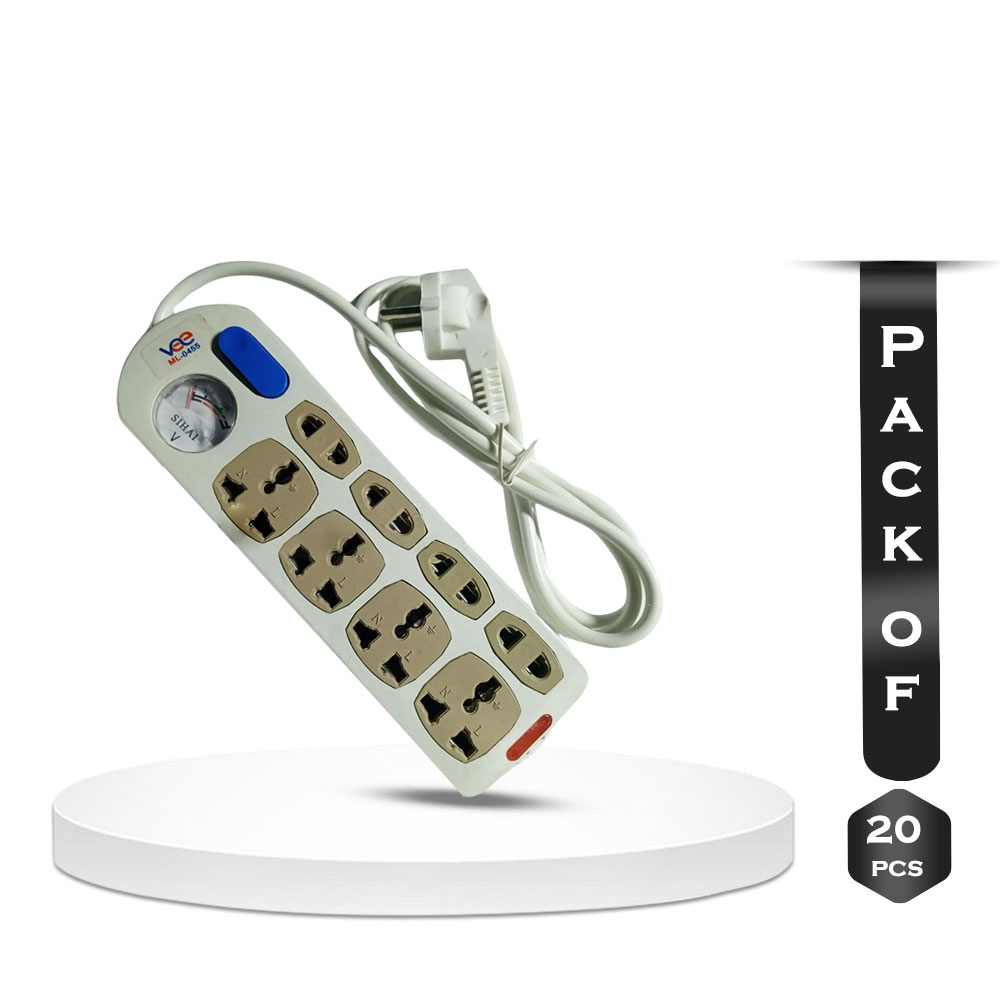 Pack of 20 Pcs Multi Plug - 8 Port - 6 Feet