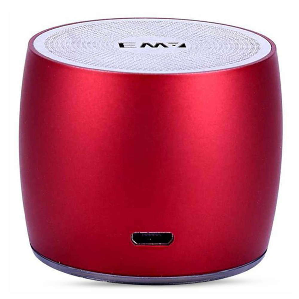 Ewa A103 Bass Metal Portable Bluetooth Speaker - Red
