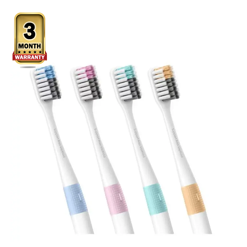 Xiaomi Doctor Bei Bass Method Manual Soft Toothbrush - 04 Pcs