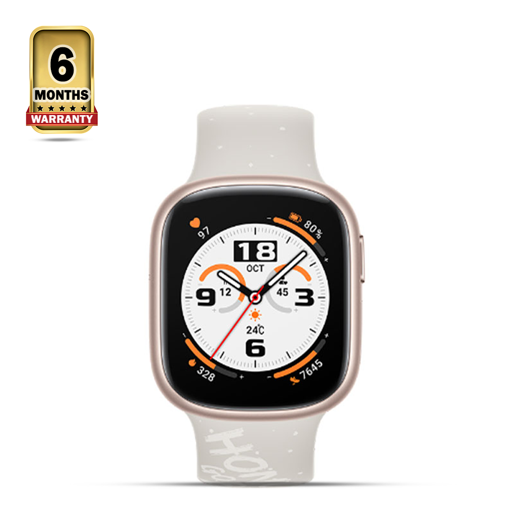 HONOR Watch 4 AMOLED Bluetooth Calling Smart Watch - White