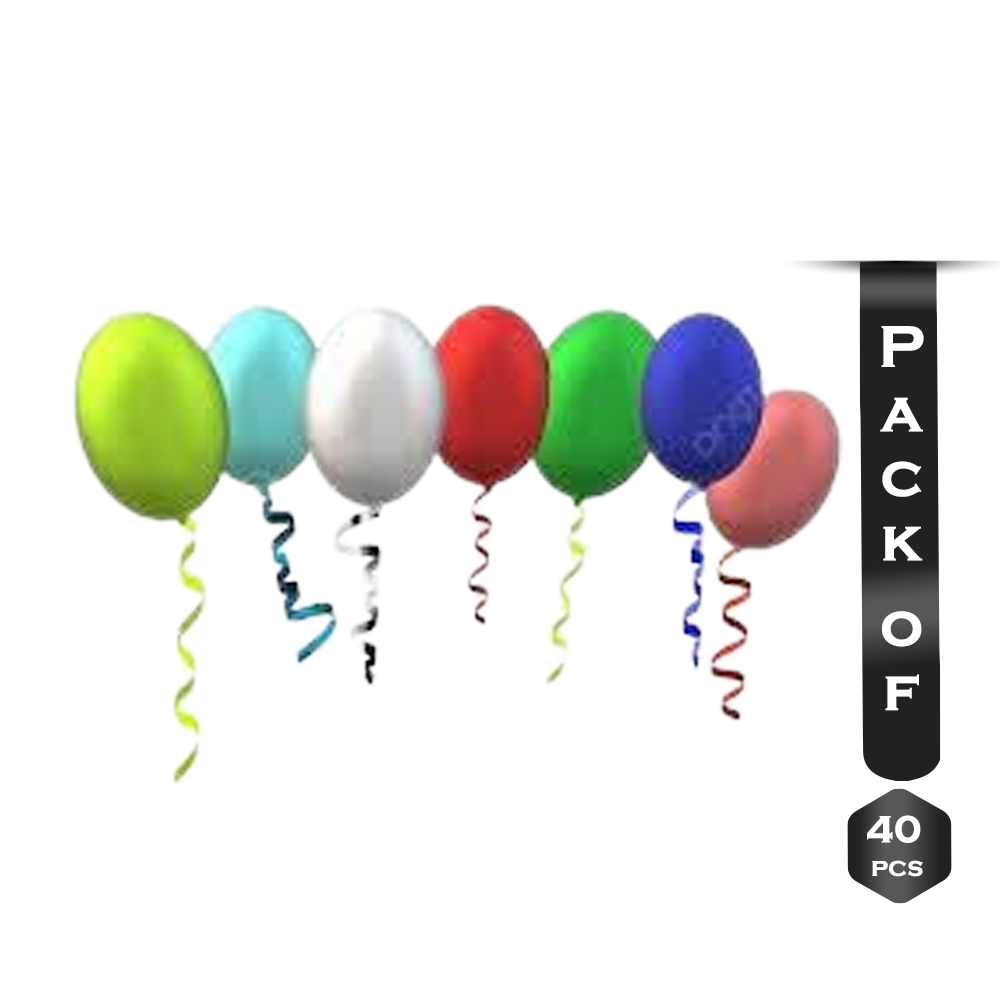 Pack of 40 Pcs TOTEM Balloon Ribbon