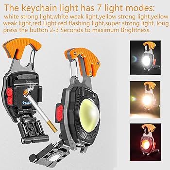 Multifunctional Key Chain Light