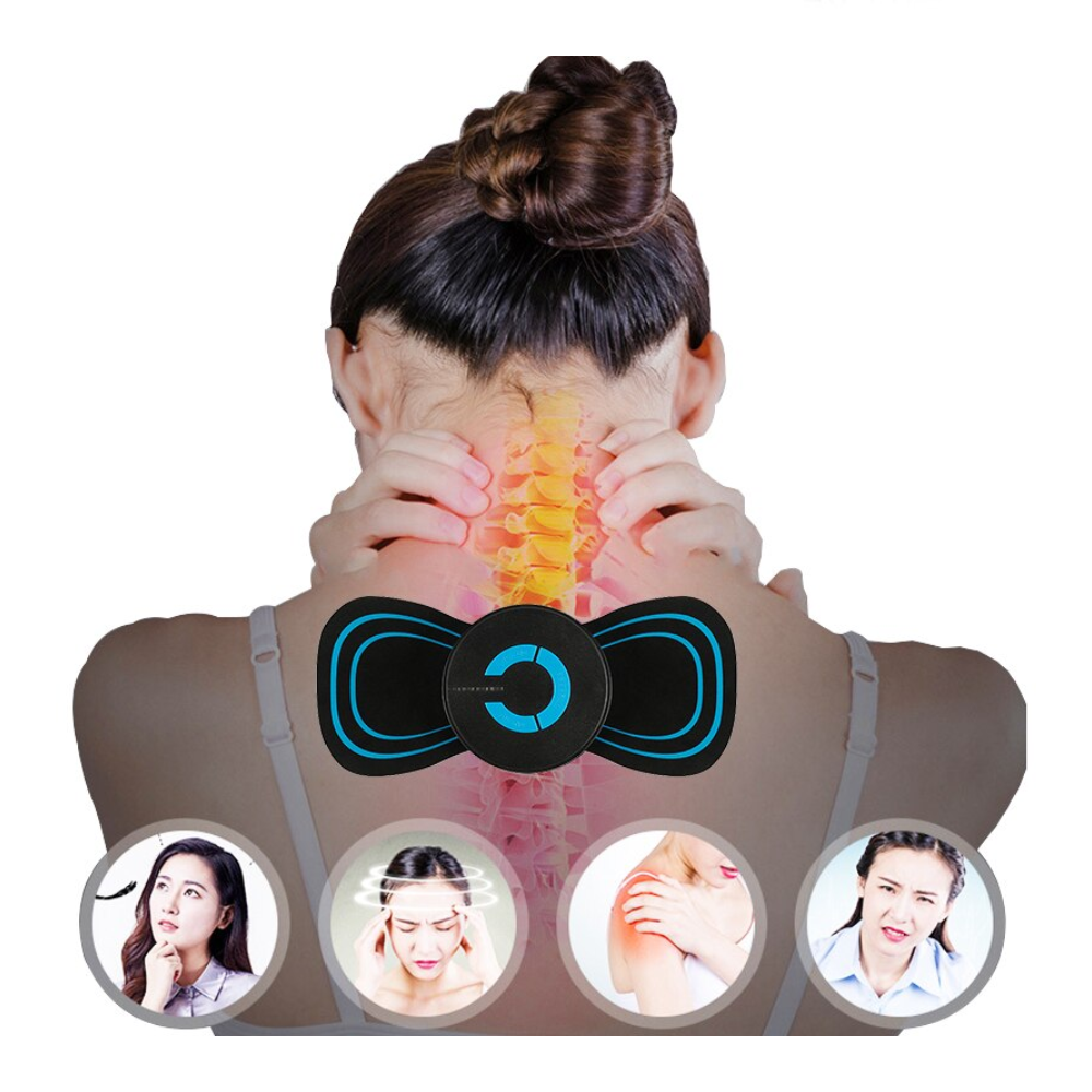 Portable Mini Electric Neck Massager Cervical Massage Muscle ...