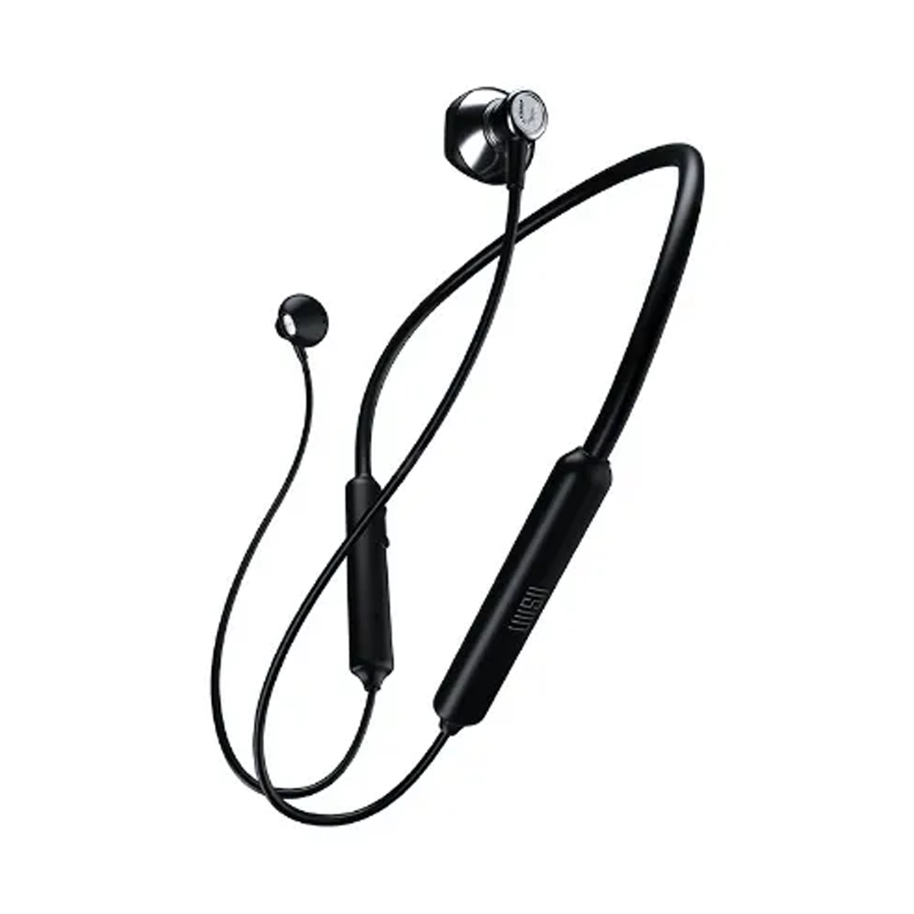 UiiSii BN22 Hanging Neck Wireless Bluetooth Earphone - Black