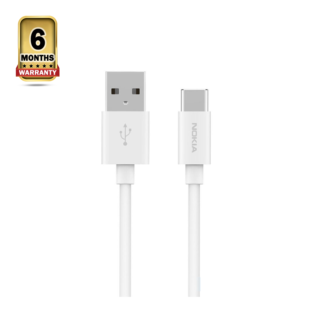Nokia P8200C USB-A To USB-C Pro Cable - White