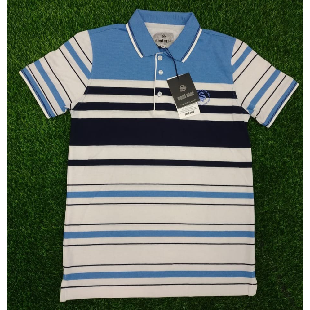 Cotton Polo T-Shirt For Men - Multicolor