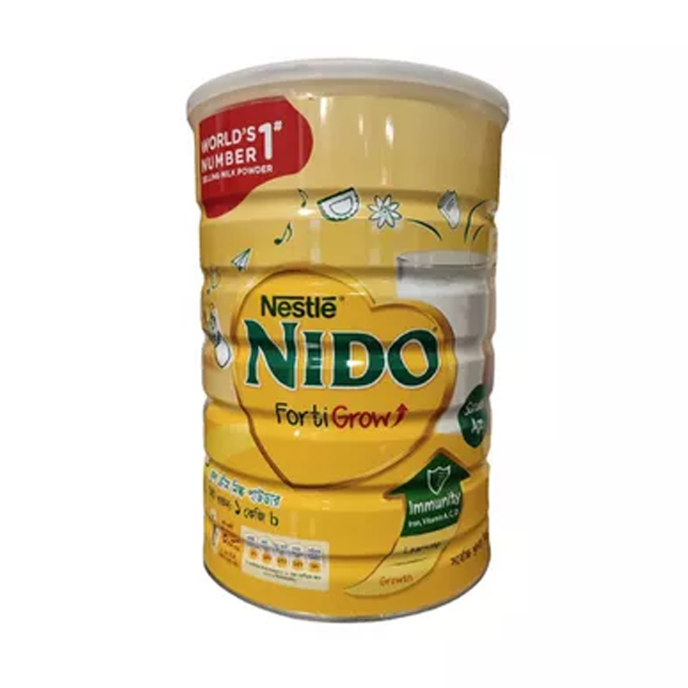 Nestle Nido Fortigrow Full Cream Milk Powder Tin - 1 kg