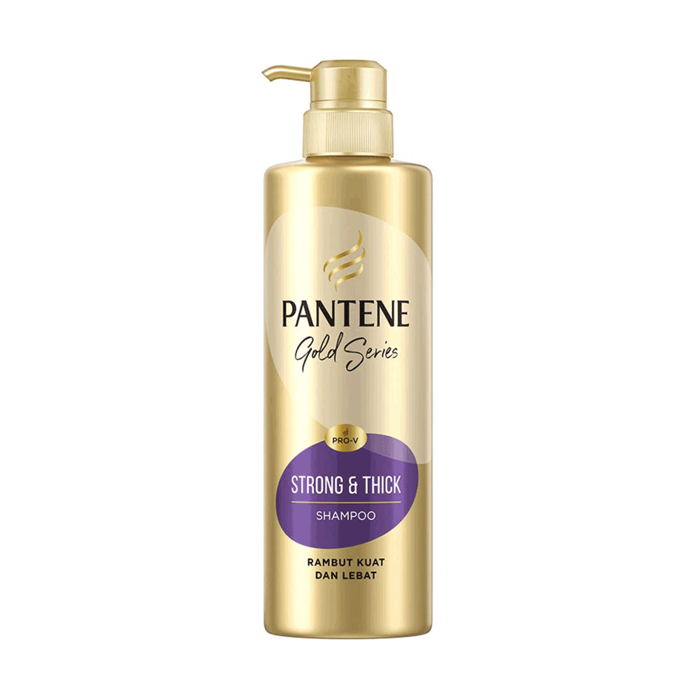 Pantene Gold Series Strong & Thick Shampoo Smoothen Hair - 450ml