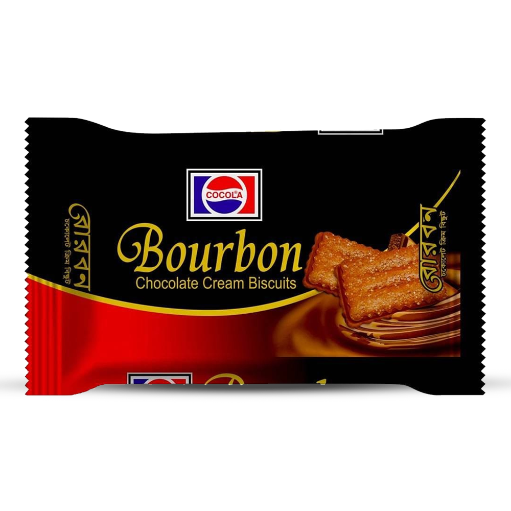 Cocola Bourbon Chocolate Cream Biscuits 55gm 6800