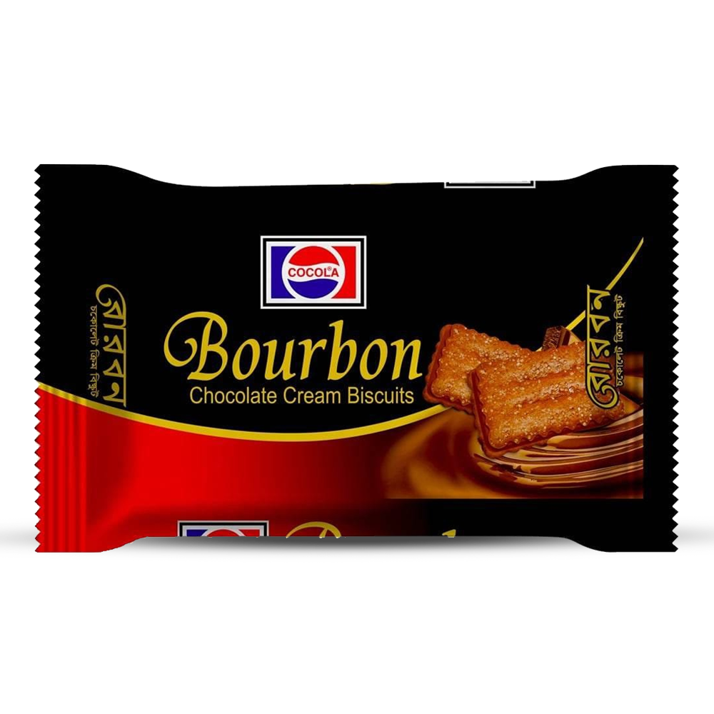 Cocola Bourbon Chocolate Cream Biscuits - 55gm