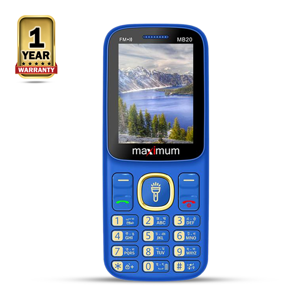 Maximum MB20 Star Feature Phone - Blue