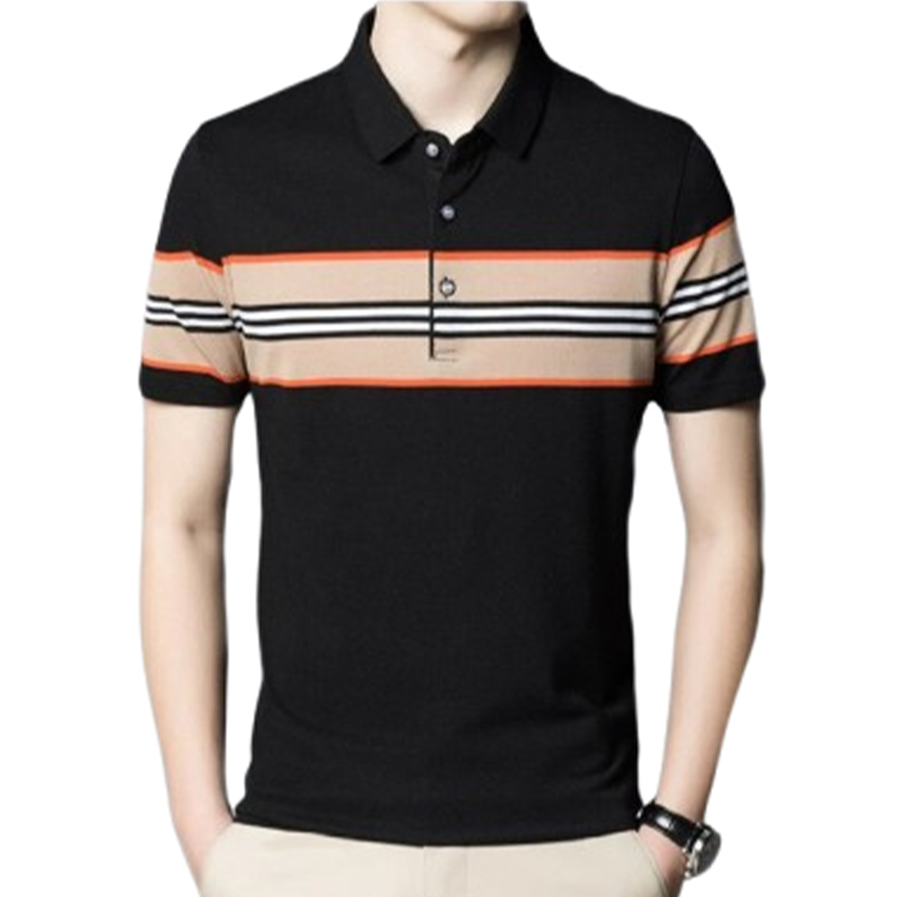 PP Jersey Sublimation Half Sleeve Polo Shirt For Men - Multicolor - PT-N29