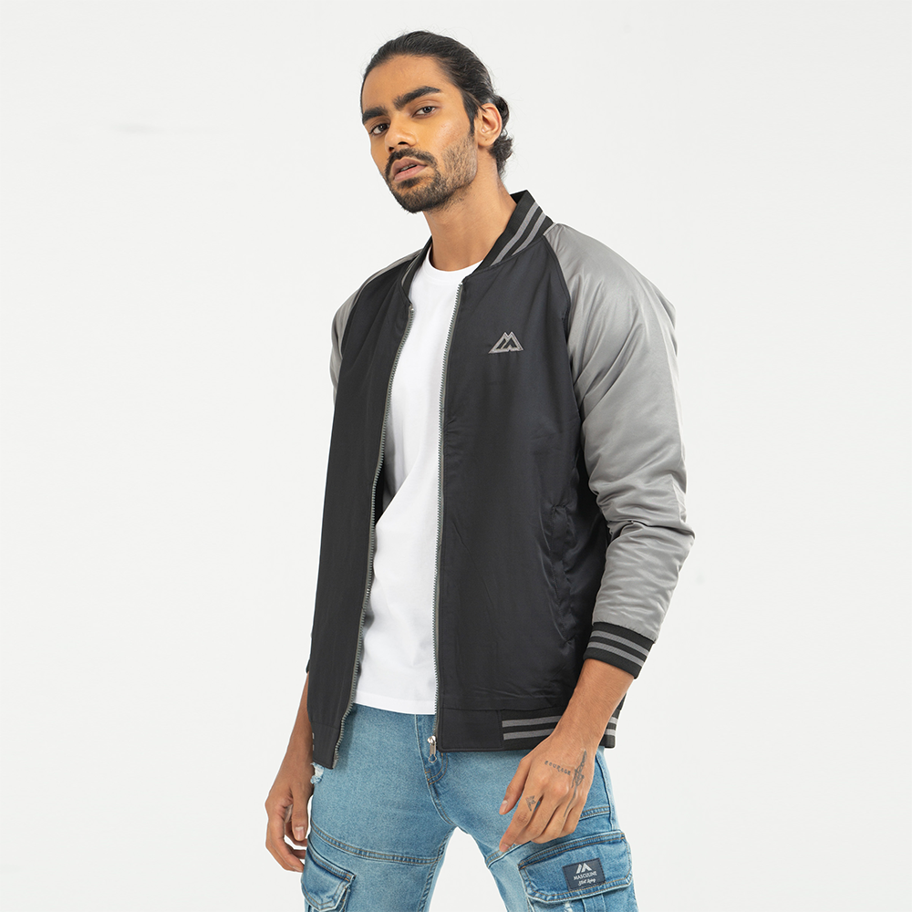 Men's short clearance zip taffeta windbreaker