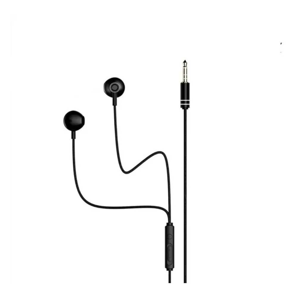 Remax Rm-711 Noise Cancelling Wired In-Ear Earphone - Black