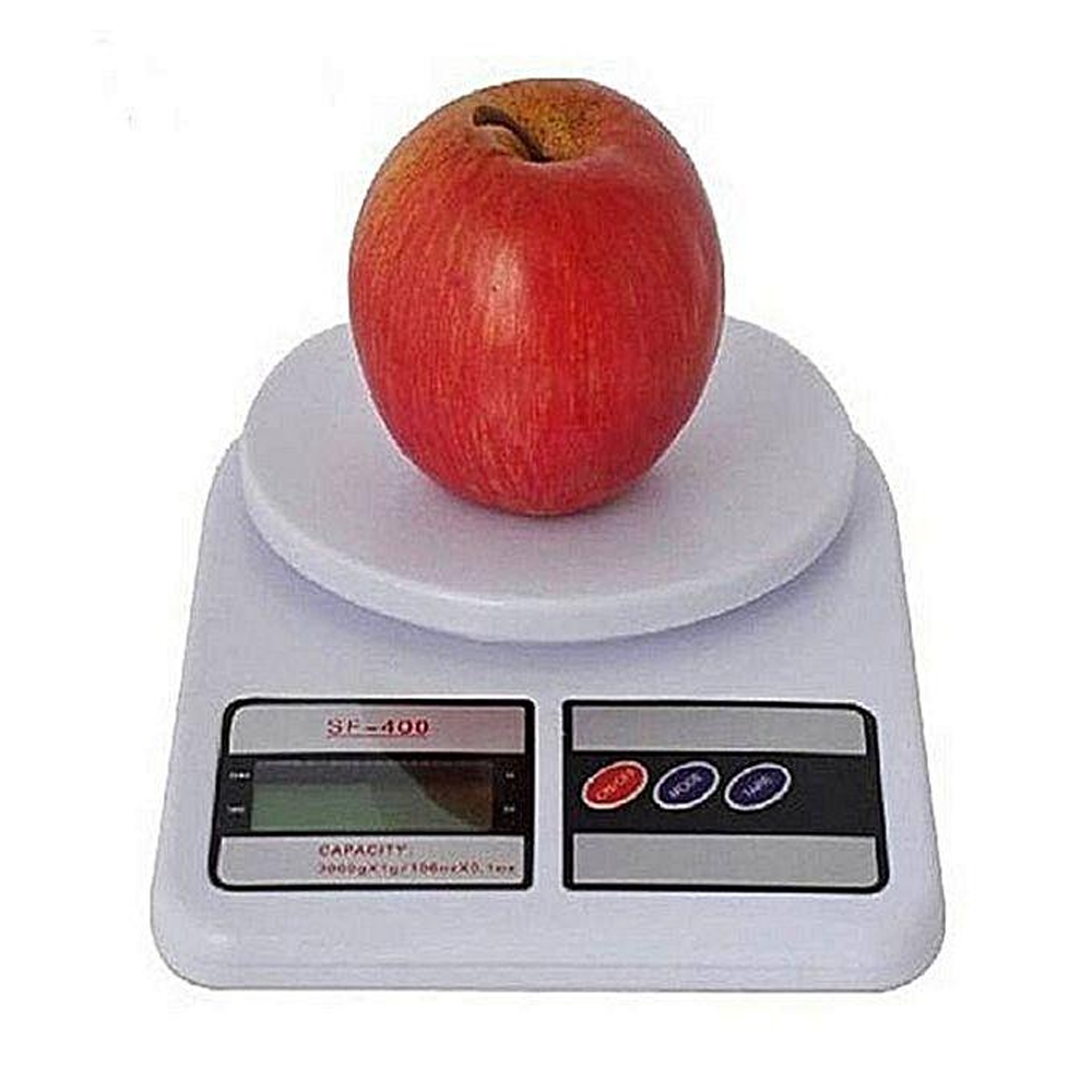 Digital Electronic Kitchen Scale - White