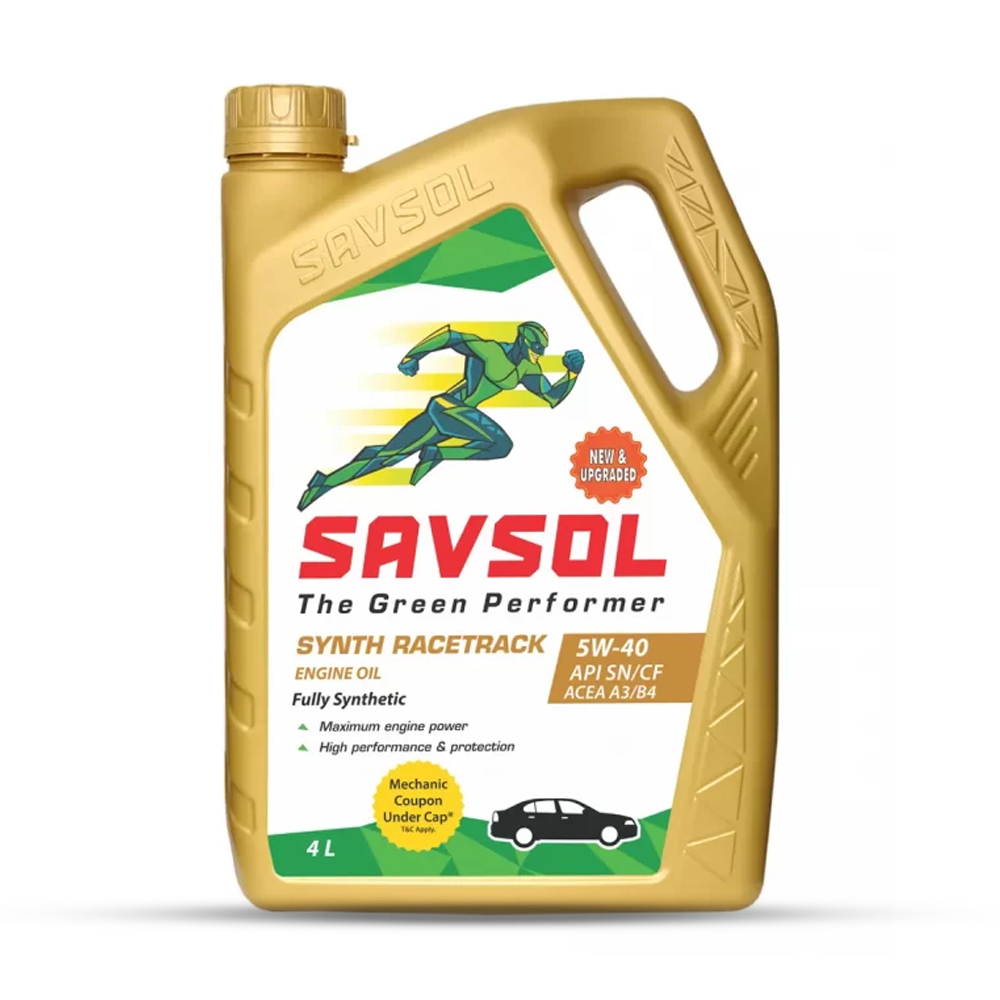 Savsol Synth Racetrack Engine Oil - 5W-40