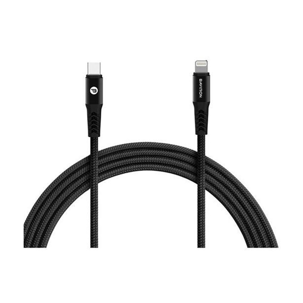 BAYKRON BA-C2L-BLK2.0 Type C to Lightning Cable - 2m - Black