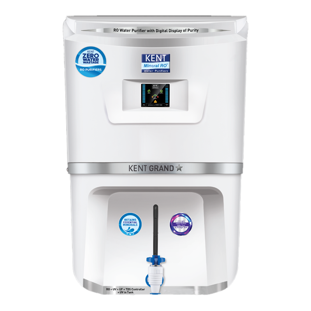 Kent Grand Star RO Water Purifier - White - 9 Liters