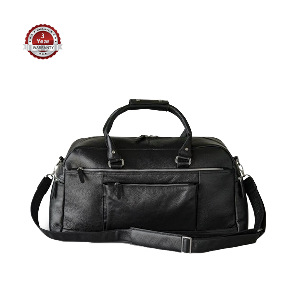 Leather Travel Bag - TB -1005 - Black