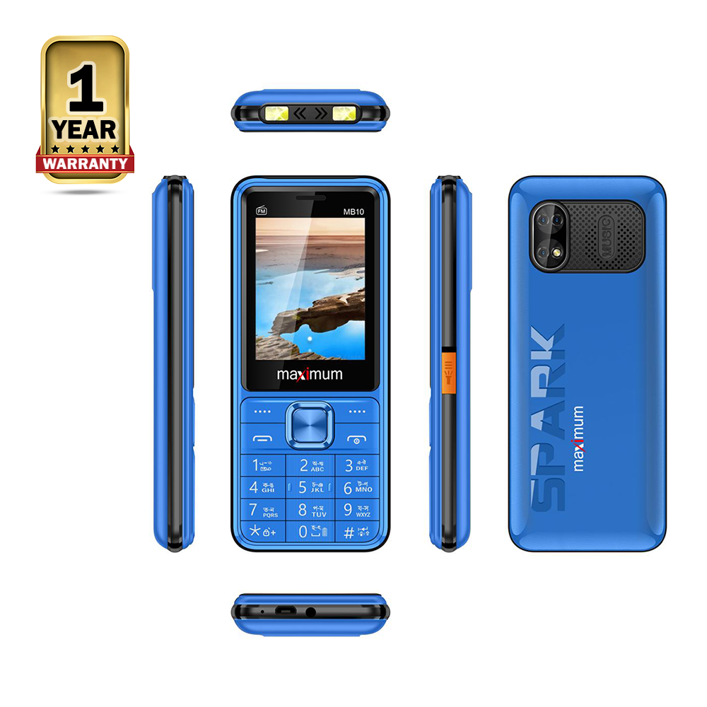 Maximum MB10 SPARK 2 Dual Sim Feature Phone  - Blue