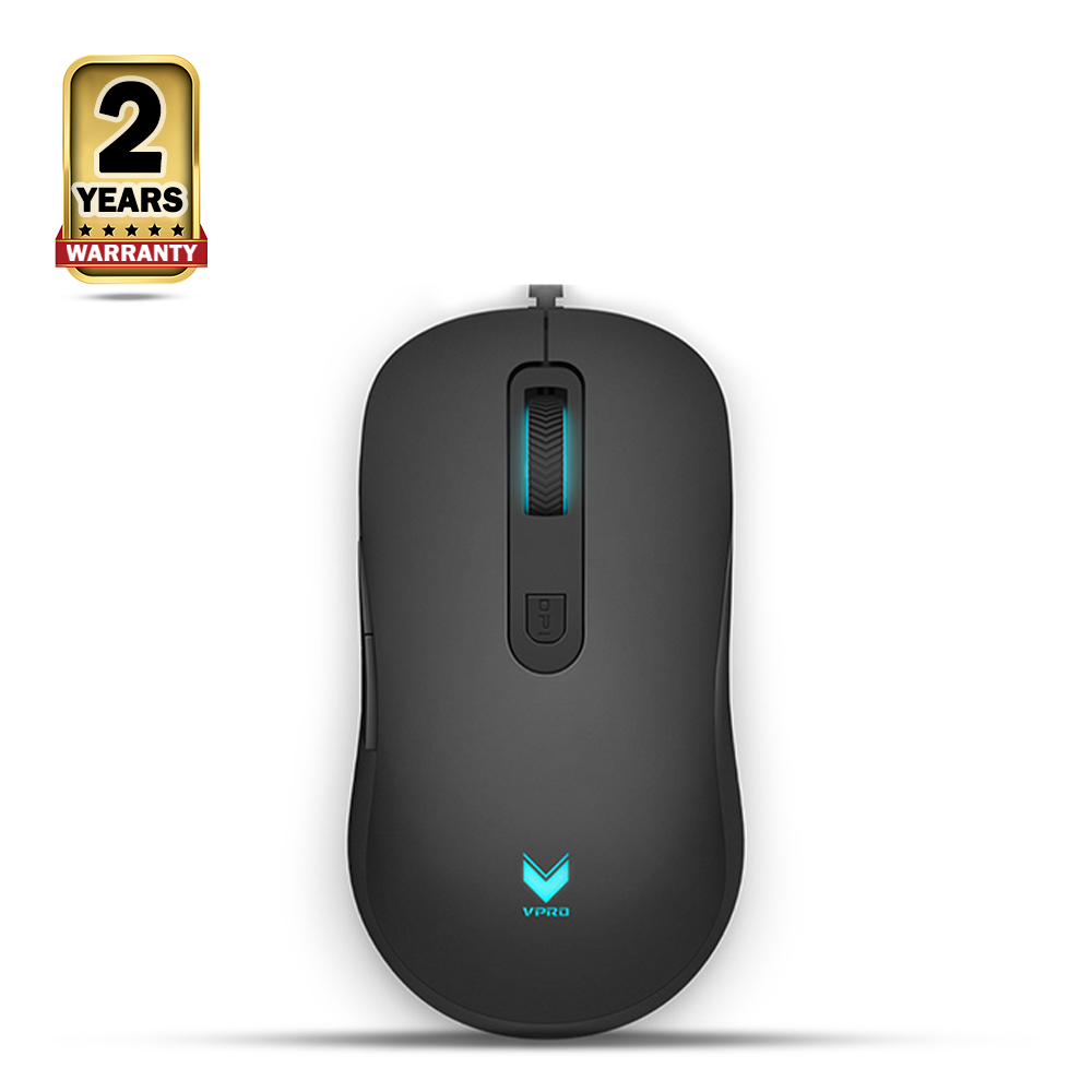 Rapoo V16 Vpro Adjustable Gaming Optical Mouse - Black