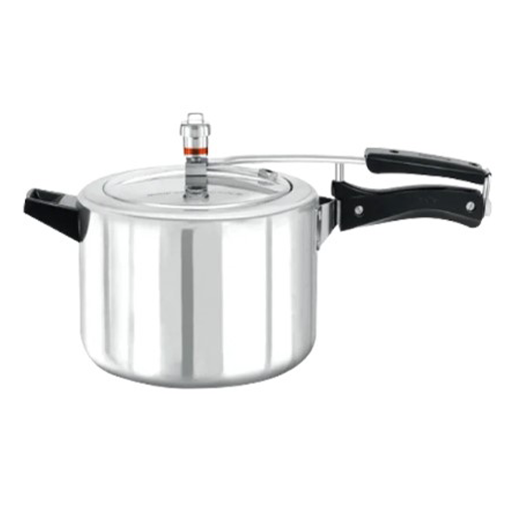 Hamko Aluminum Pressure Cooker - 2.5 Liter - Silver