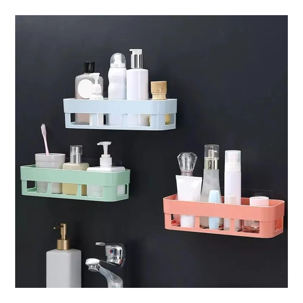 Bathroom Wall Shelf Square - Multicolor